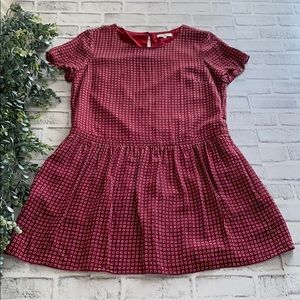 Madewell “Ascot Tile” Silk Dress